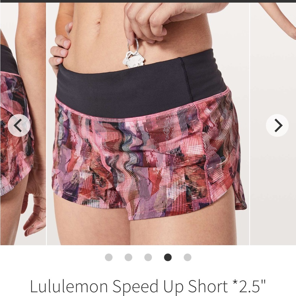 Lululemon speed up shorts 2.5”